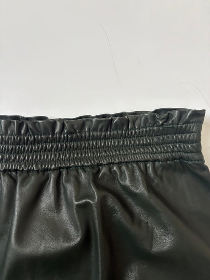 Wyse Green Leather Skirt L