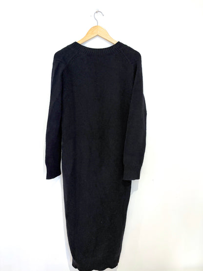RAEY Cashmere-blend Deep V-neck Dress XXS