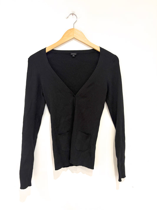 Joseph Black V-neck Cardigan M