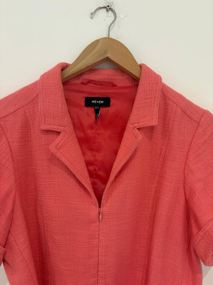 Me+Em Textured Coral Jumpsuit UK 14