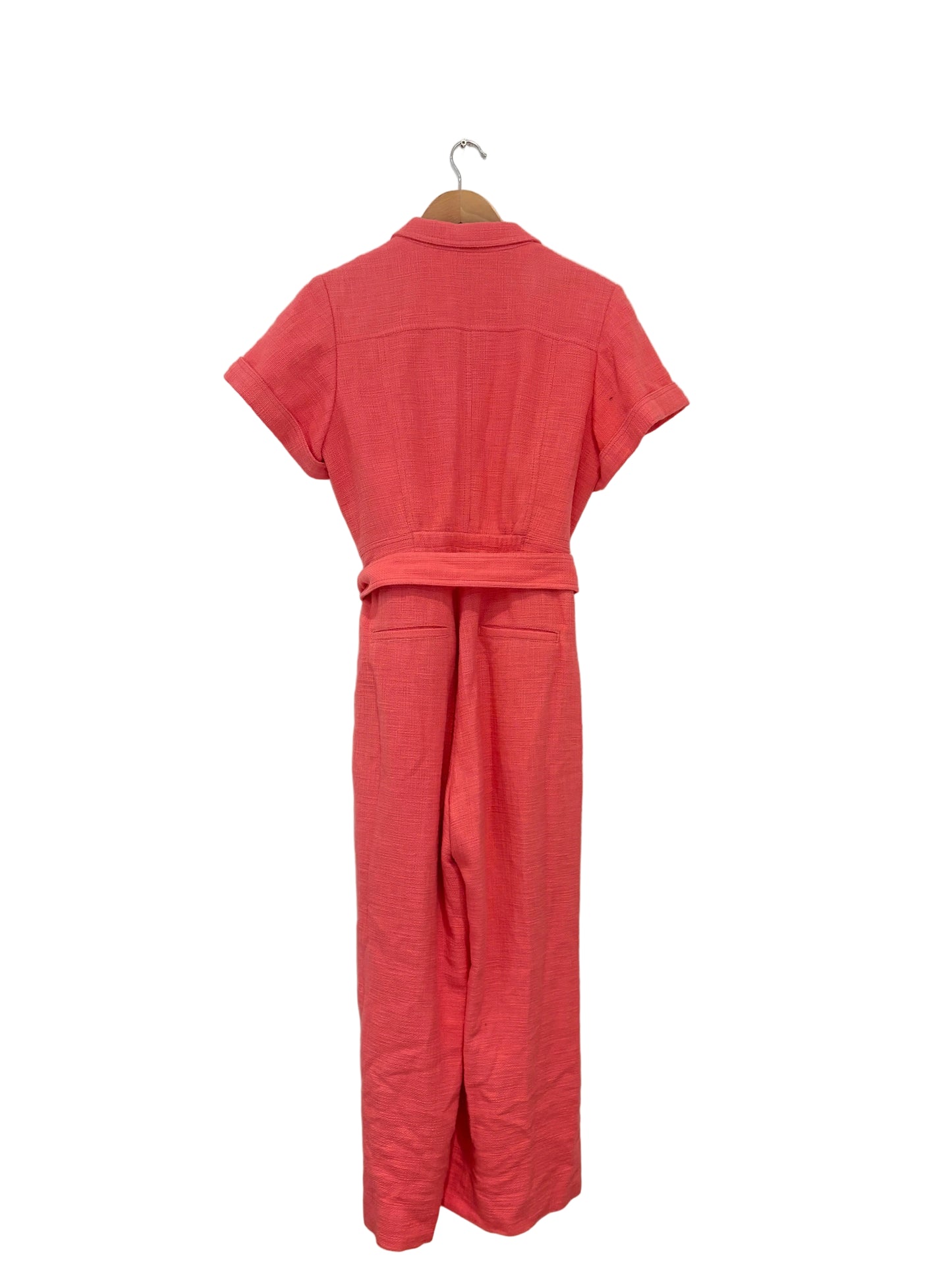 Me+Em Textured Coral Jumpsuit UK 14