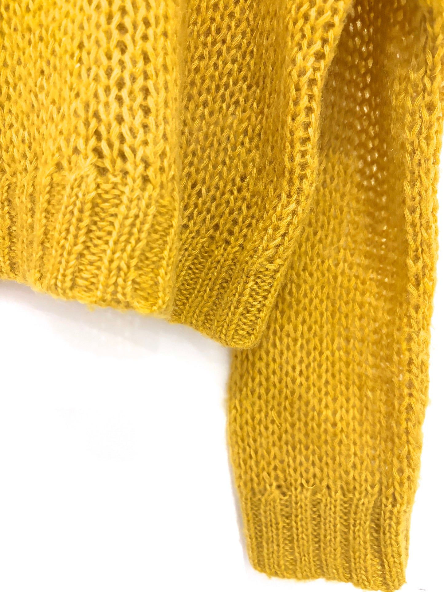 Whistles Yellow Knit Jumper XS