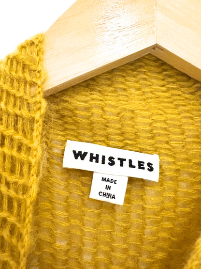 Whistles Yellow Knit Jumper XS