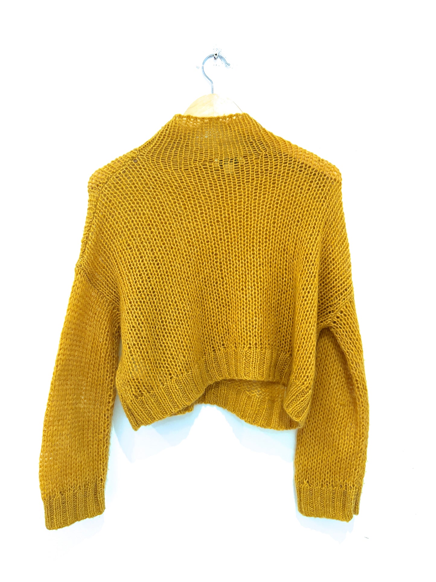 Whistles Yellow Knit Jumper XS