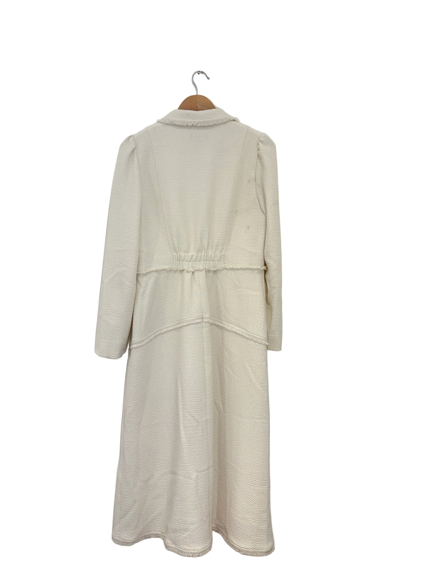 Me+Em Cream Textured Dress UK 14