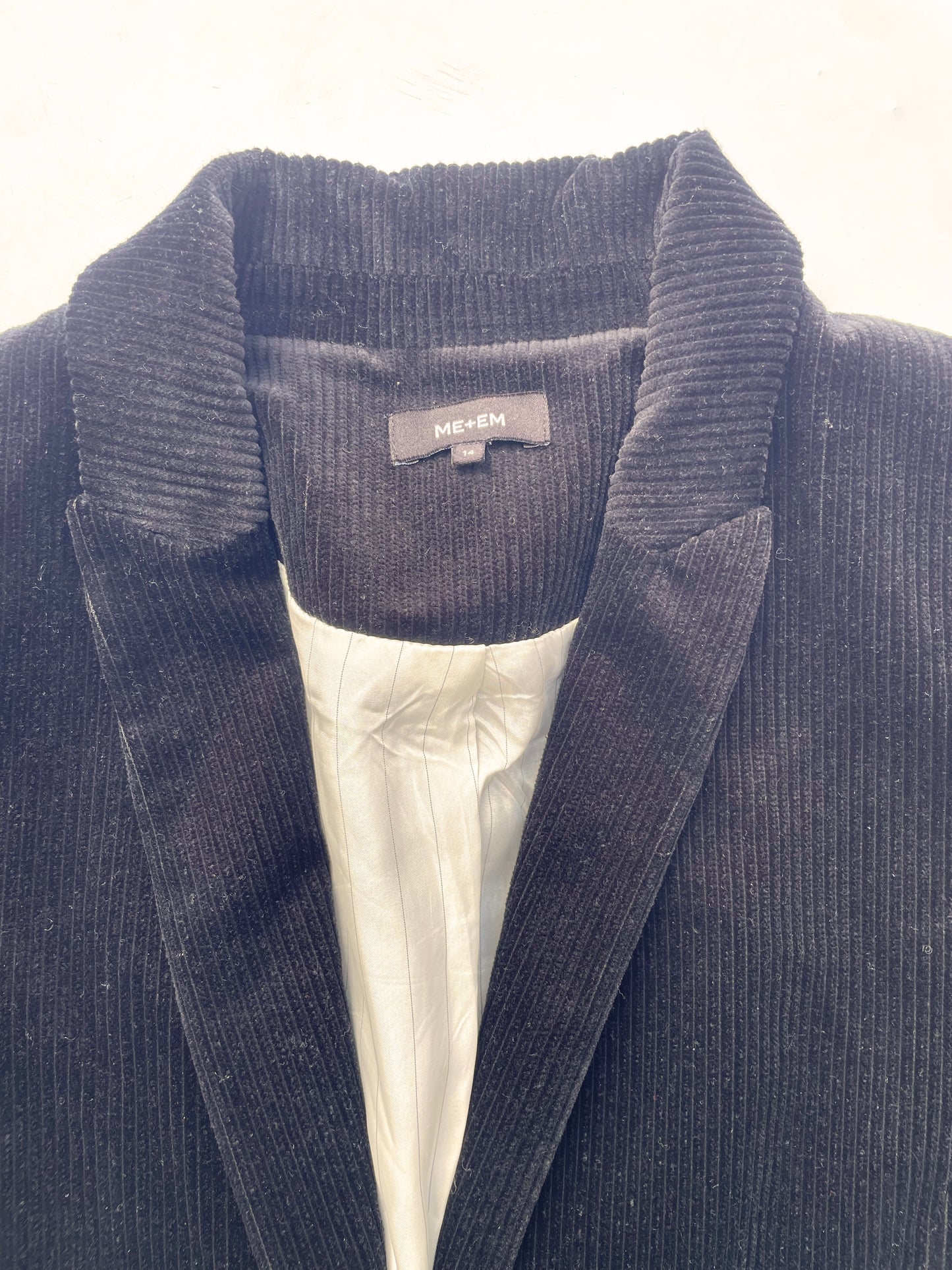 Me+Em Cotton Corduroy Blazer UK 14