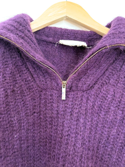 BA&SH Purple Knit Jumper S