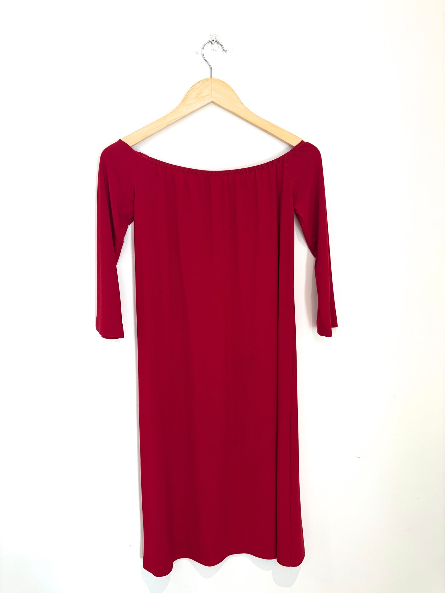 Norma Kamali Red Jersey Dress S