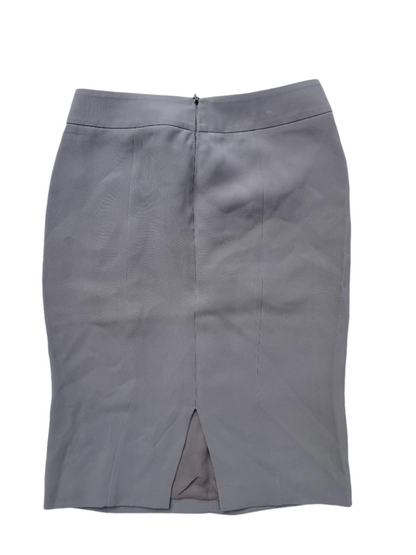 Giorgio Armani Grey Slit Skirt UK 8