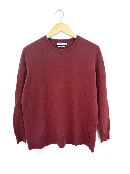 Zara Cashmere Mauve Knit S