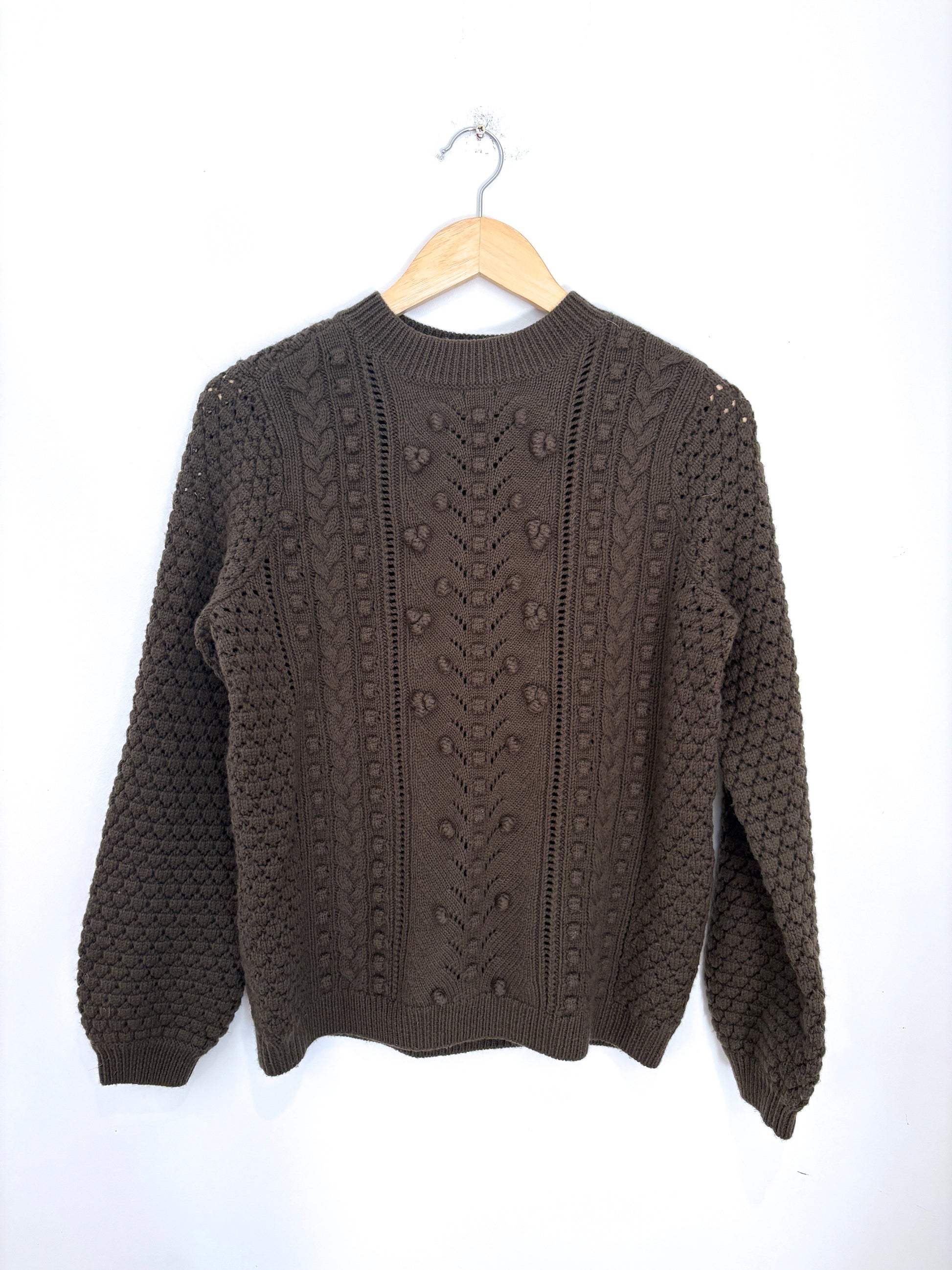 Sézane Wool green jumper