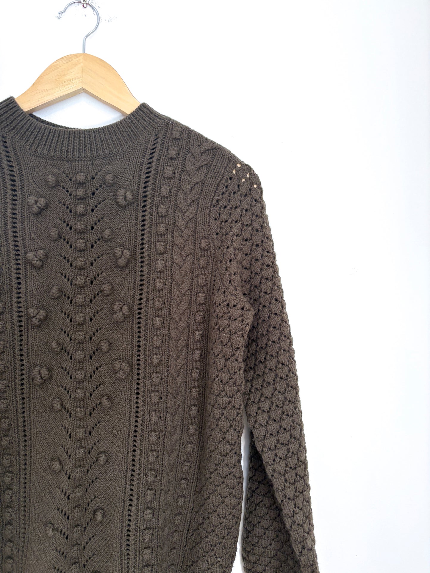Sézane Wool Green Jumper M
