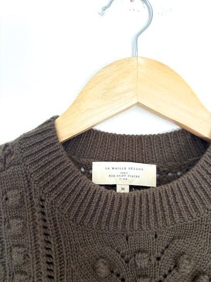 Sézane Wool Green Jumper M