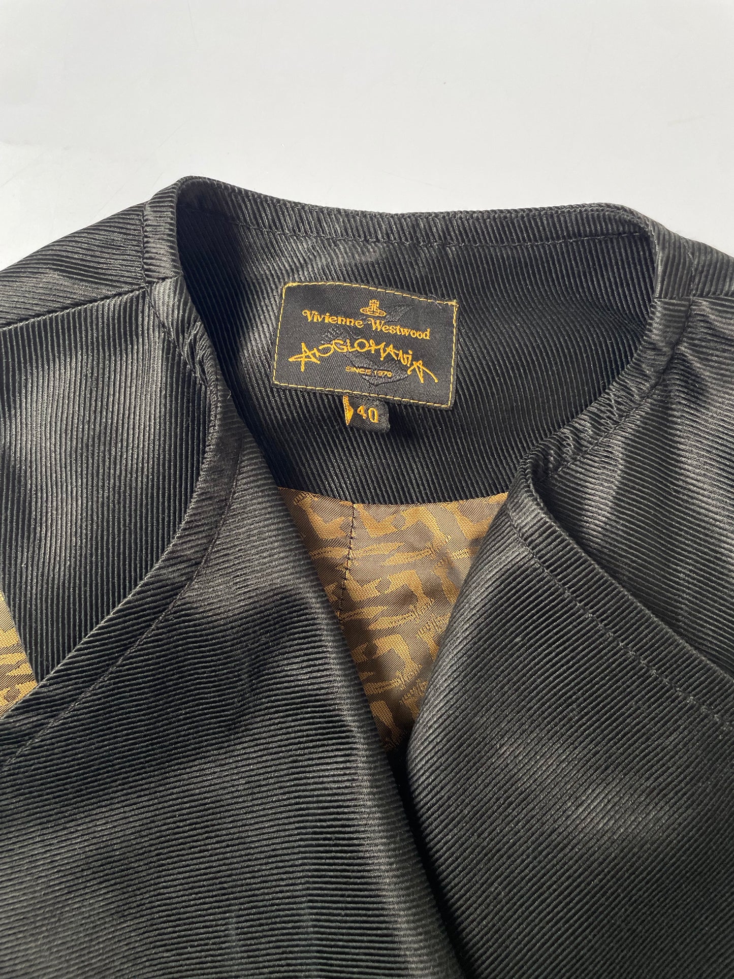 Vivienne Westwood Anglomania Black Waistcoat UK 8