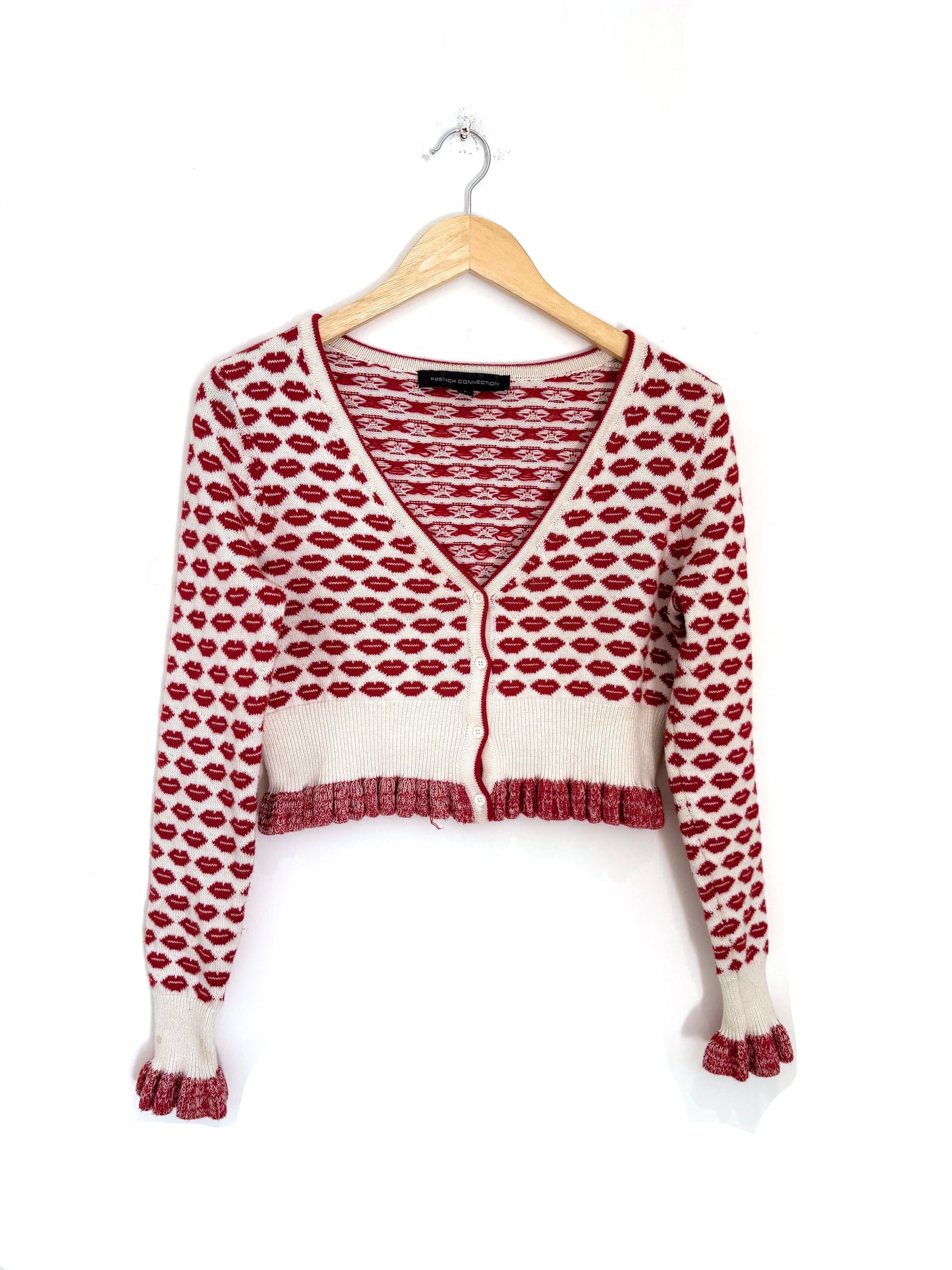 French Connection kiss cardigan
