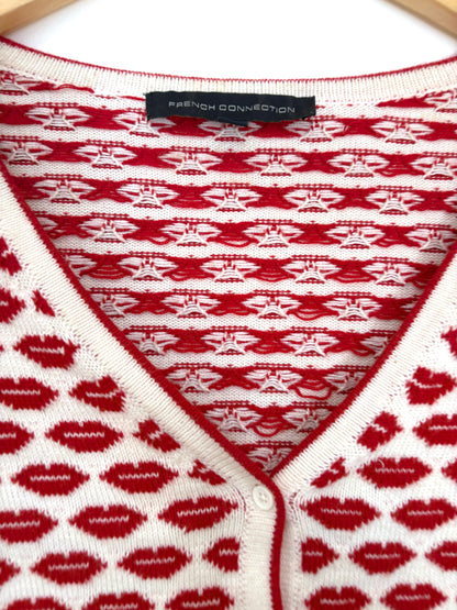French Connection Kiss Knit Cardigan S