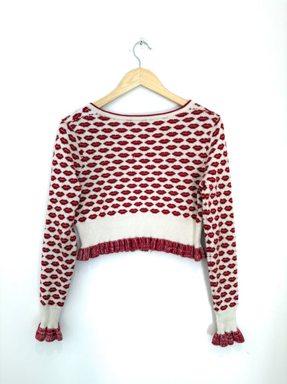 French Connection Kiss Knit Cardigan S