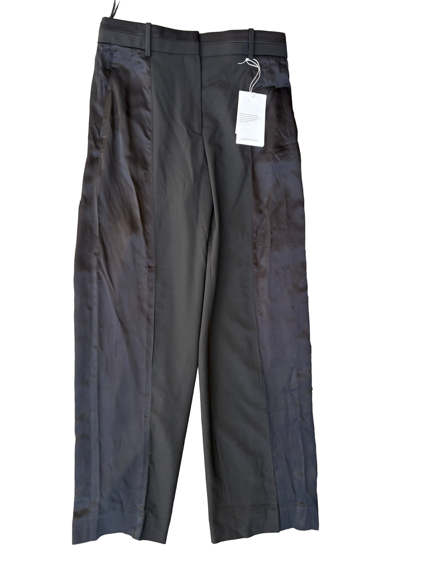 New With Tags Cos Wool Wide Leg Trousers UK 12