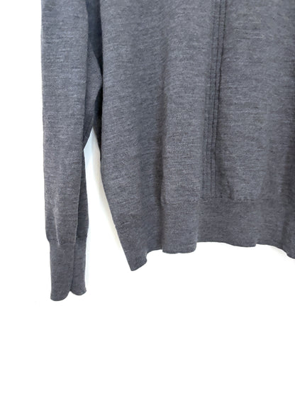 Soeur Wool Grey Poloneck Jumper UK 12
