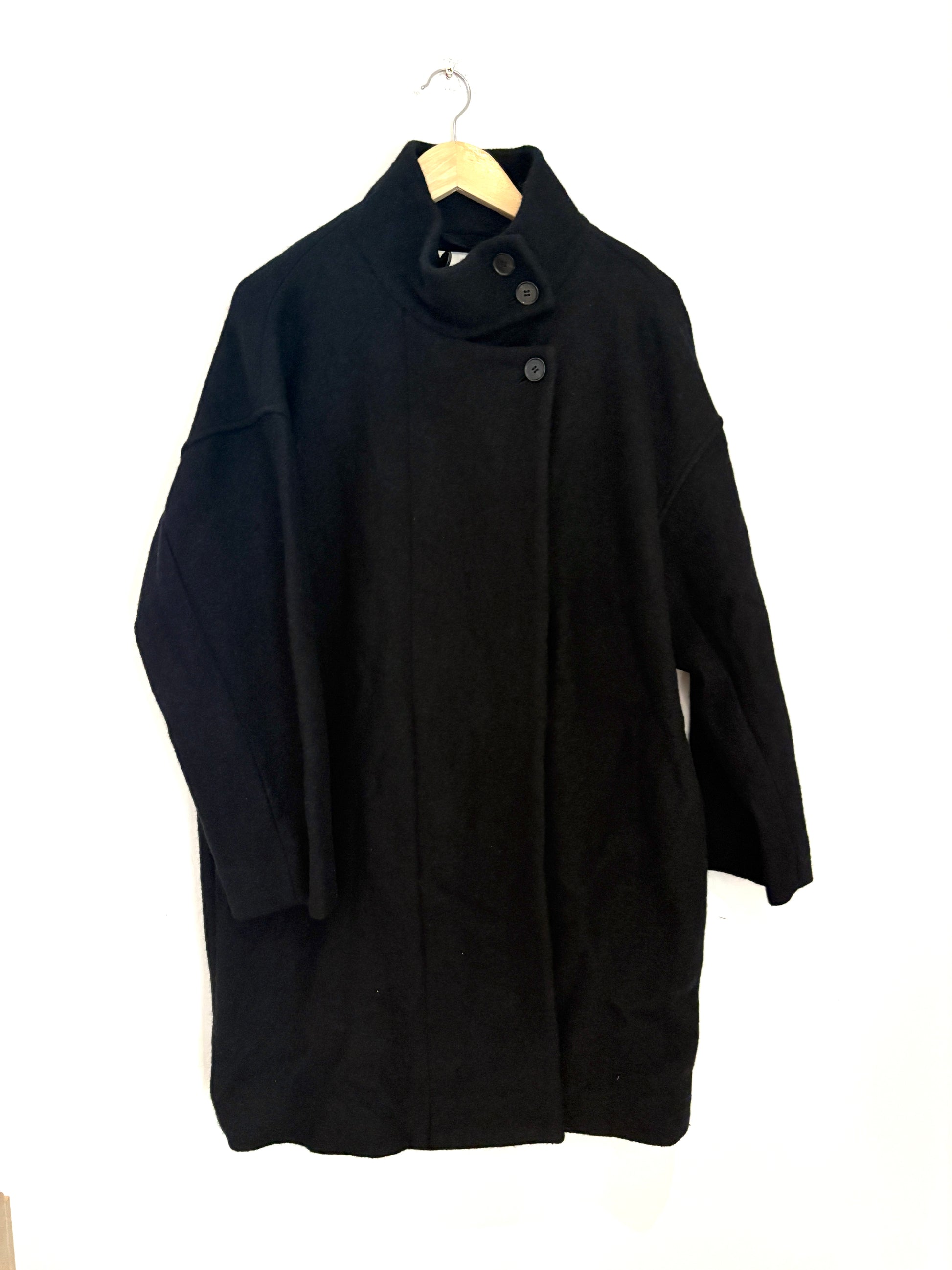 COS wool black coat