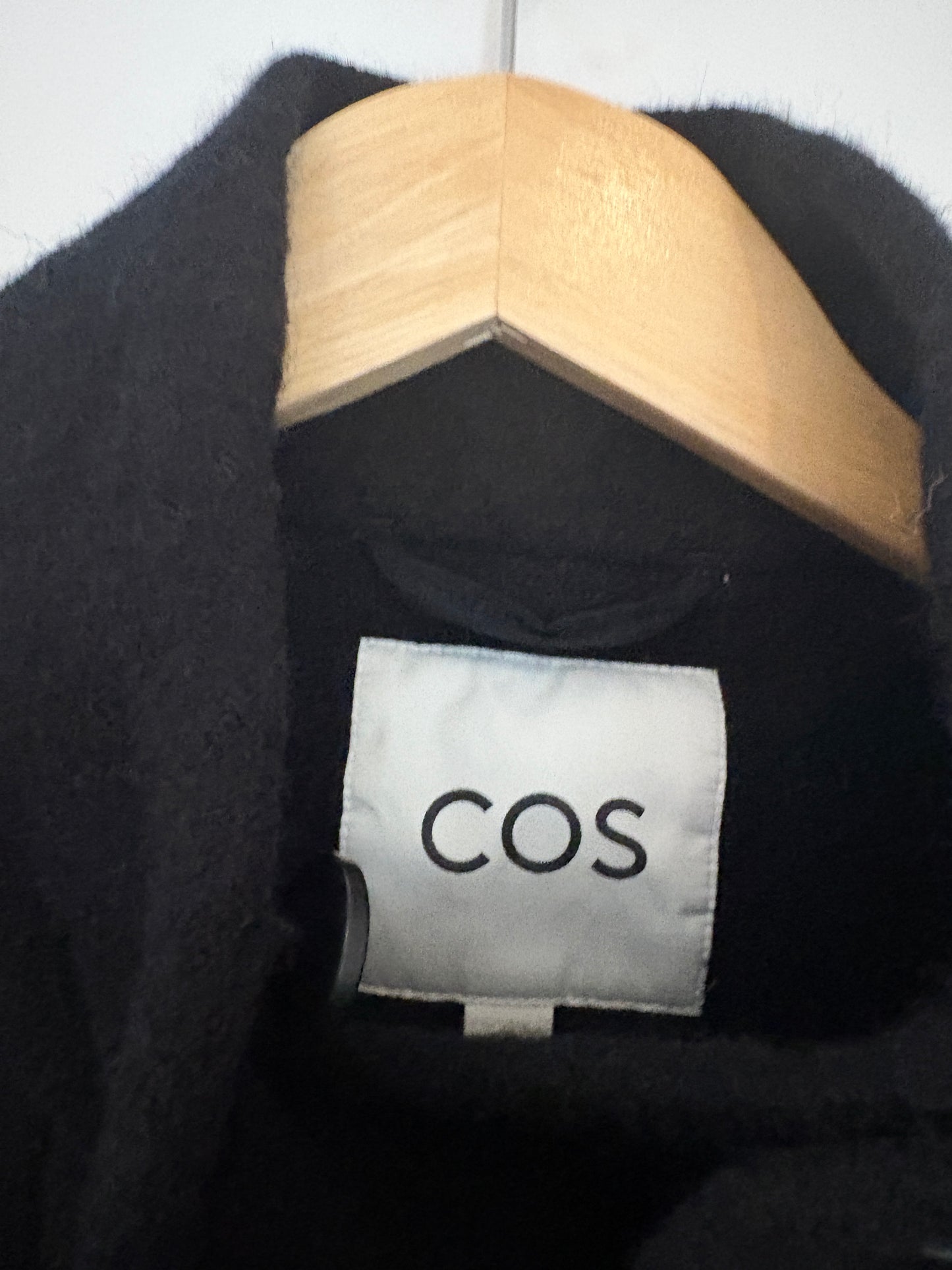 COS Wool Black Coat M