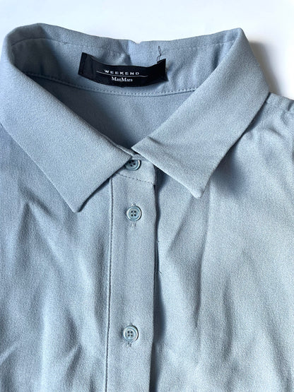 Weekend Max Mara Light Blue Crepe Dress S