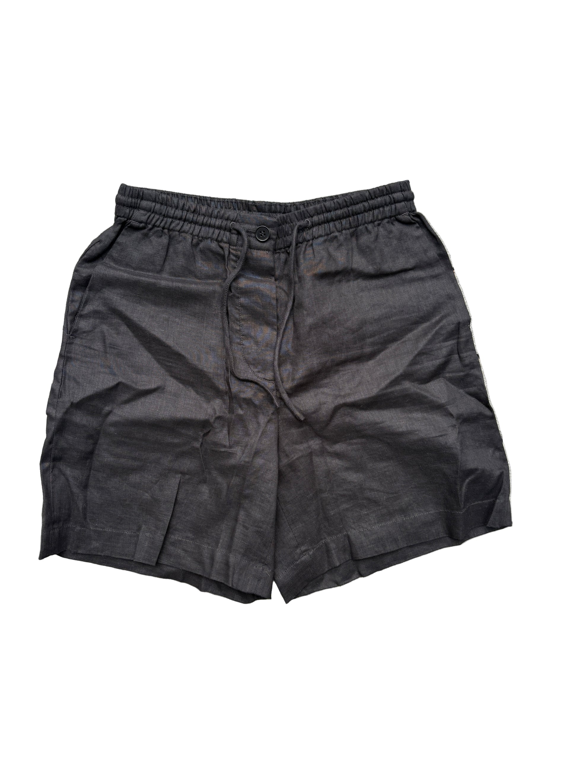 Arket Black Linen shorts