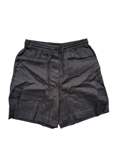 Arket Black Linen shorts