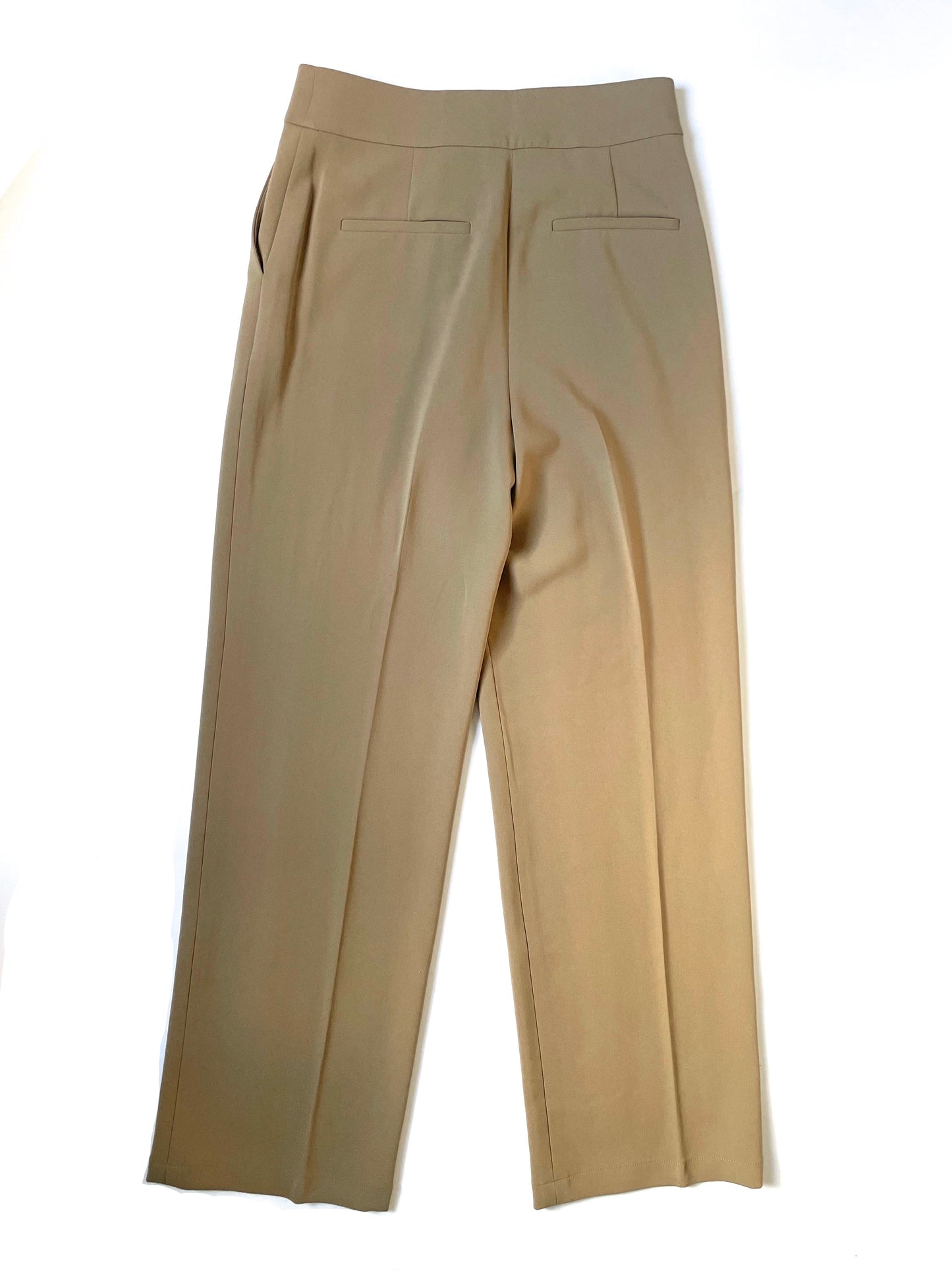 Theory Wide Leg Admiral Crepe Trousers UK 10