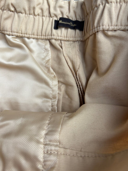 Massimo Dutti Beige Chinos UK 6