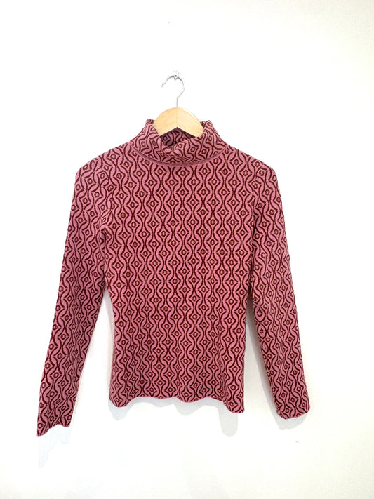 Maje Print Knit Jumper M