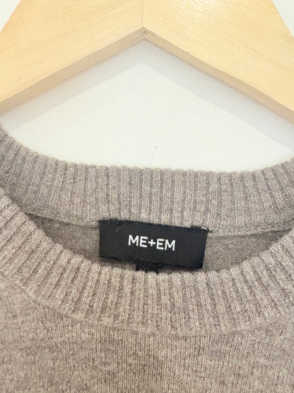 Me+Em Taupe Wool Jumper S