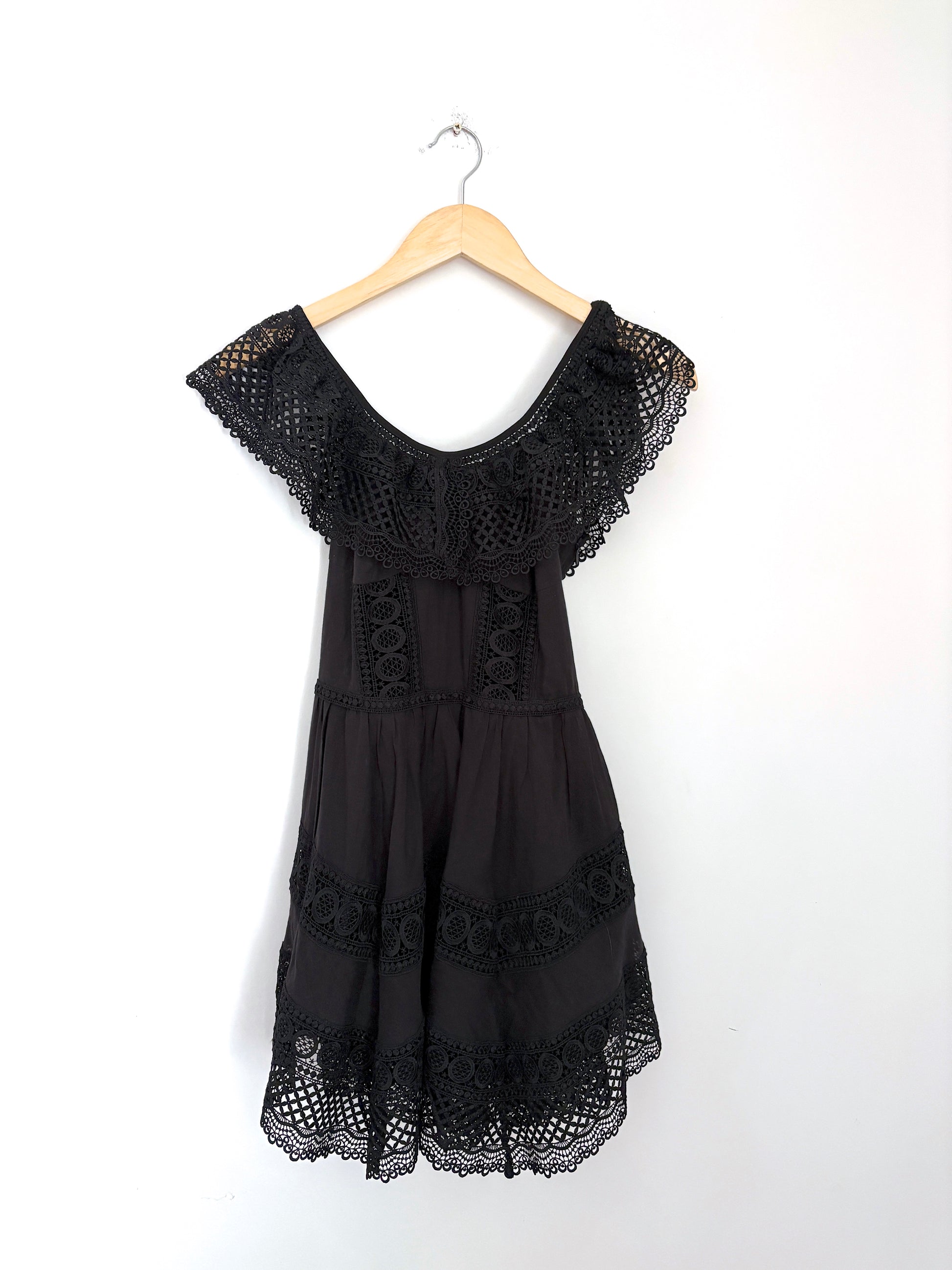 Charo Ruiz Short Black Vaiana Dress