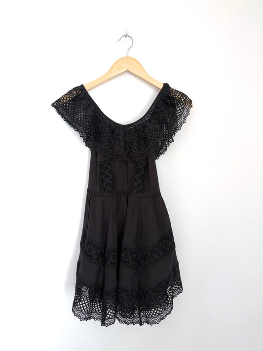Charo Ruiz Short Black Vaiana Dress