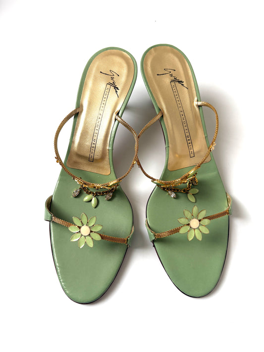 Guiseppi Zanotti Capretto Atollo sandals