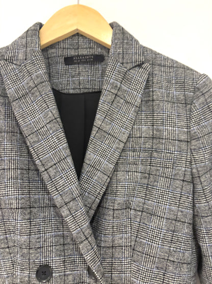 All Saints Check Blazer UK 10