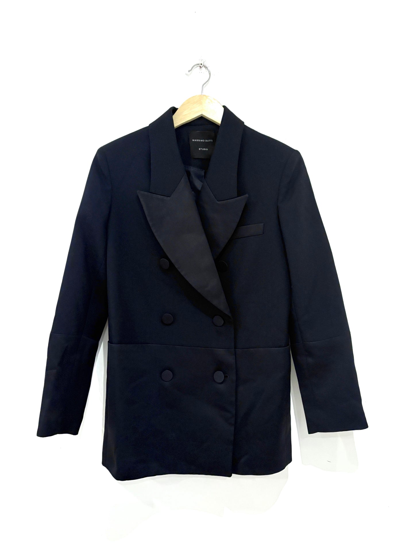Massimo Dutti Studio Navy Blazer S