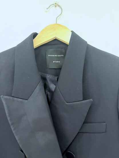 Massimo Dutti Studio Navy Blazer S