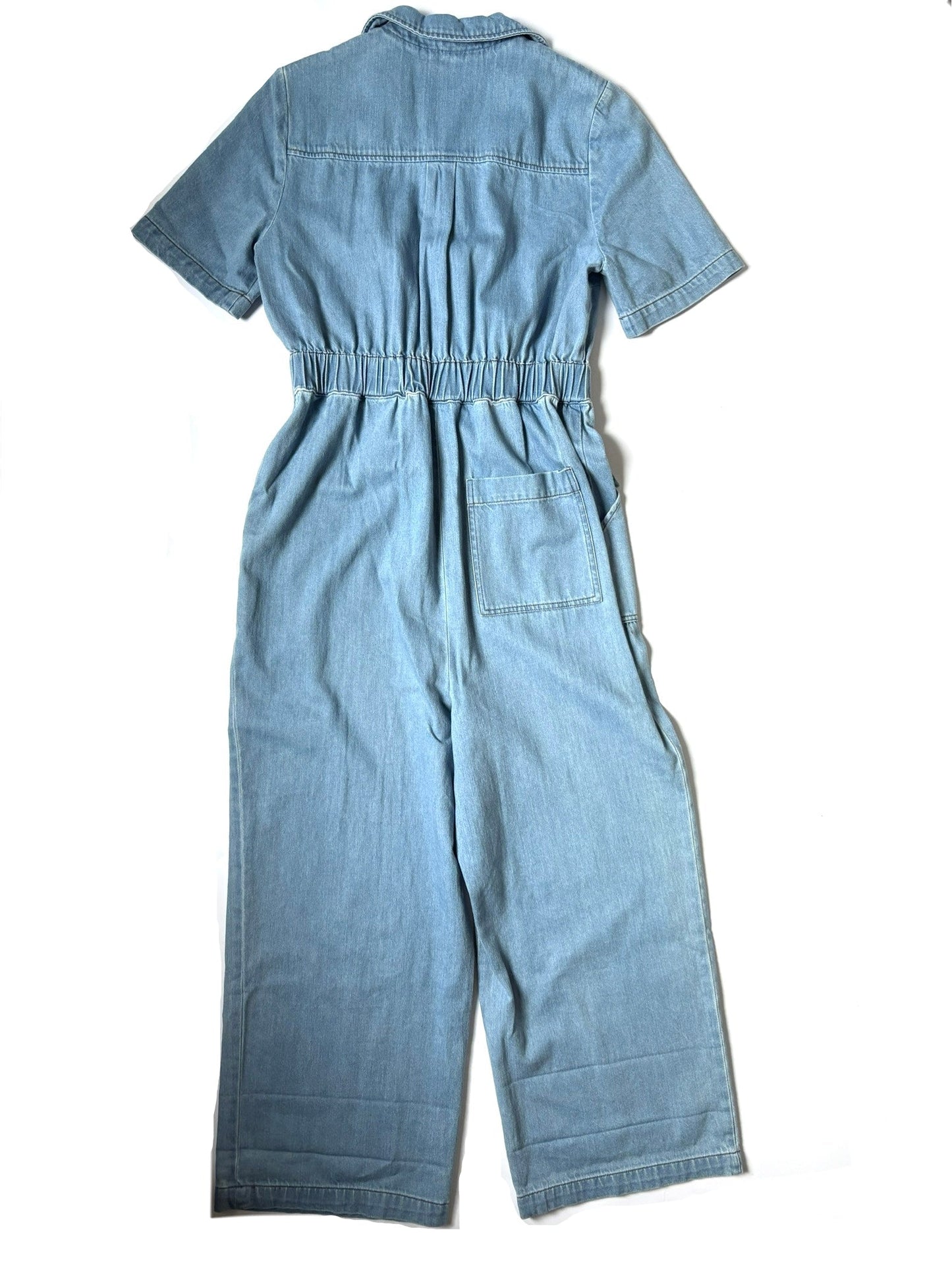 Whistles Wide Leg Boiler Jumpsuit UK 8
