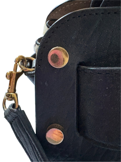 Jimmy Choo Studded Leather Satchel Bag