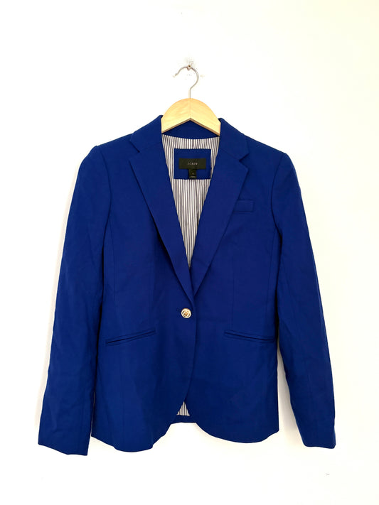 J.Crew Wool Royal Blue Blazer 