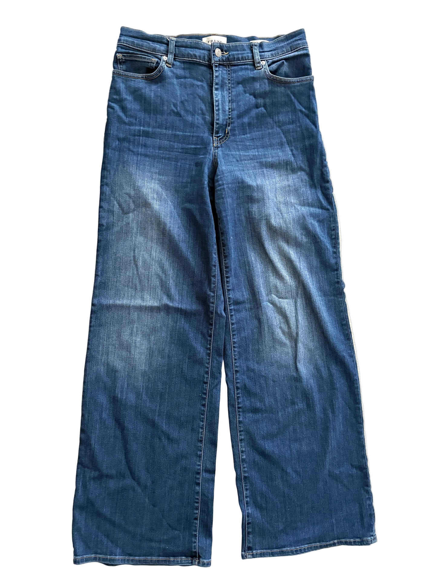 Frame Le Slim Palazzo Long Jeans 30"