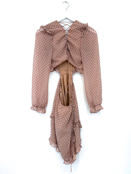 Wayf Spot Print Dress XS