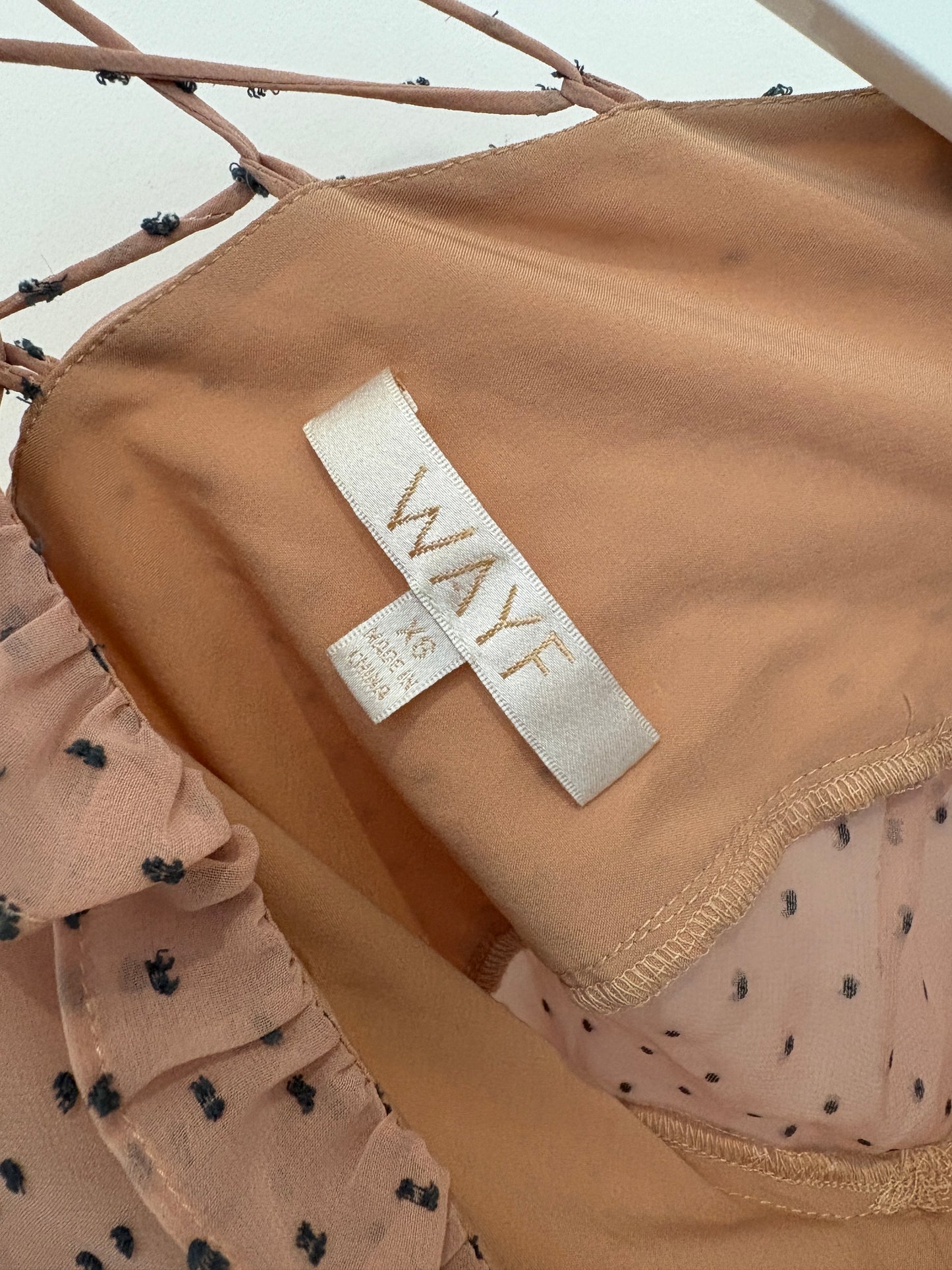 Wayf Spot Print Dress XS