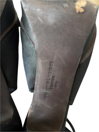 Vera Wang Lavender Black Slingbacks UK 3
