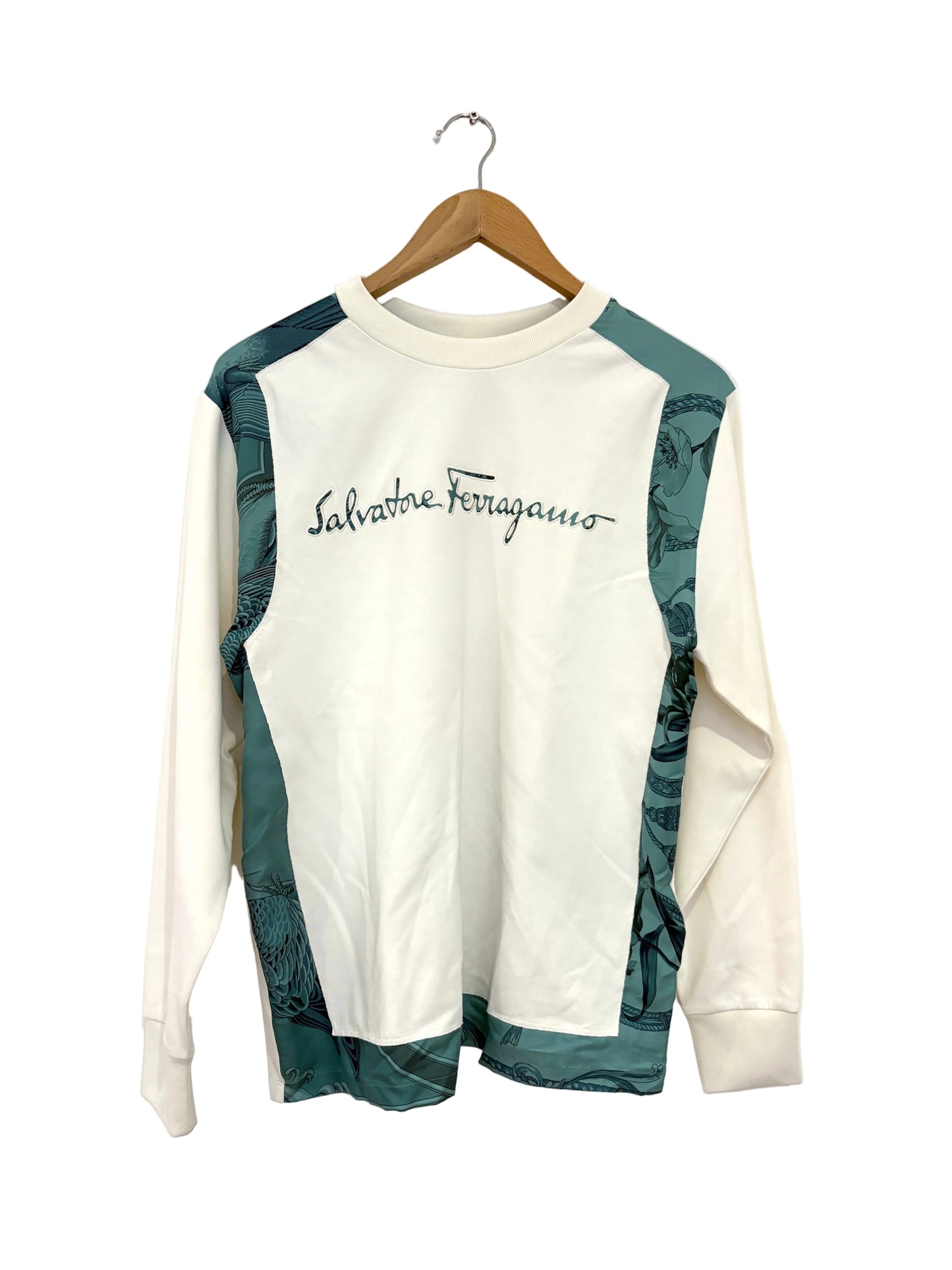 Salvatore Ferragamo Embroidered Logo Sweatshirt