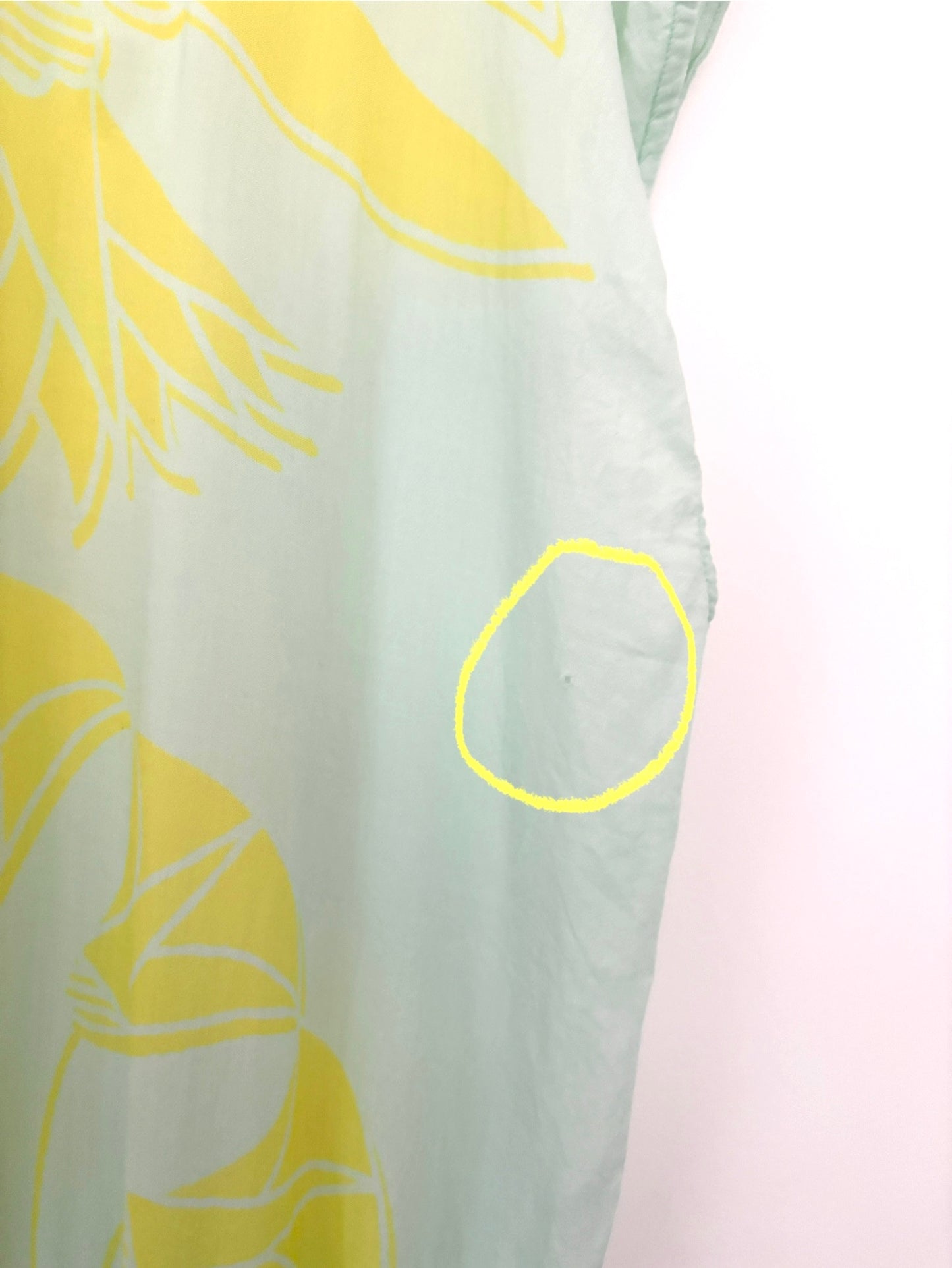 Tory Burch Yellow & Blue Kaftan M/L