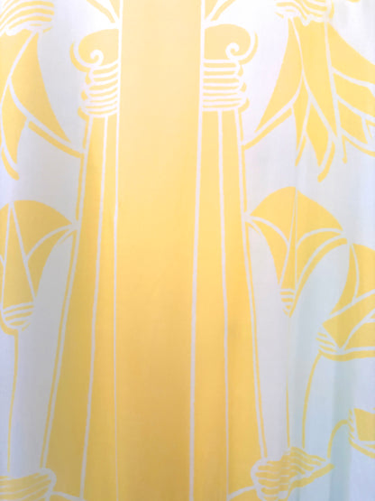 Tory Burch Yellow & Blue Kaftan M/L
