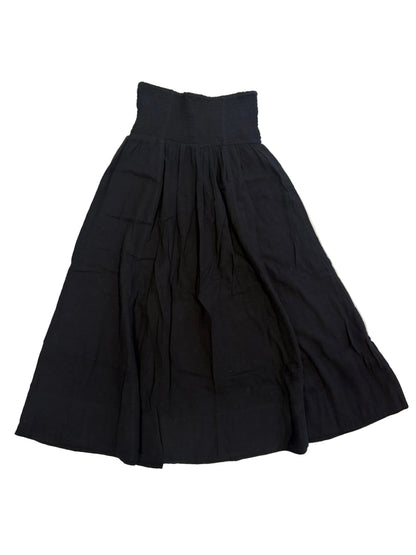 Me+Em Black Cheesecloth Skirt UK 8