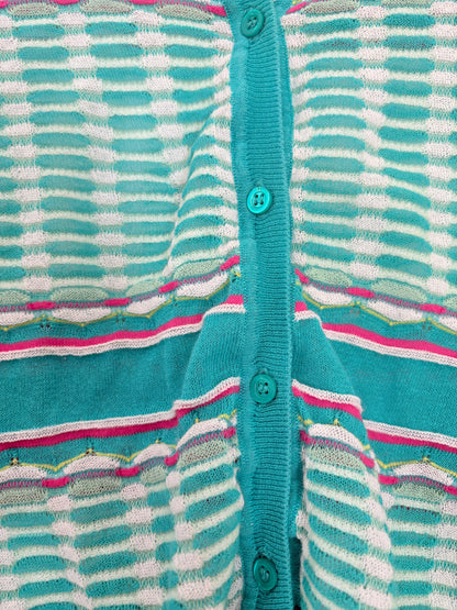 M Missoni Green Cardigan S